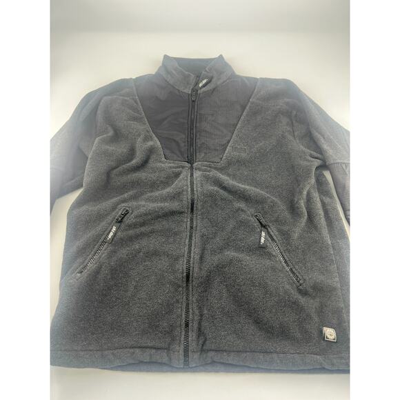 Ski Doo Fleece Jacket Mens Small Gray Black Full Zip Warm Sno Gear Warm Winter - Picture 4 of 7